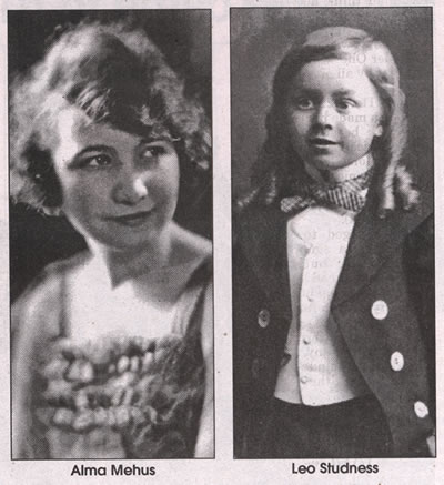 Alma and Leo in their youth